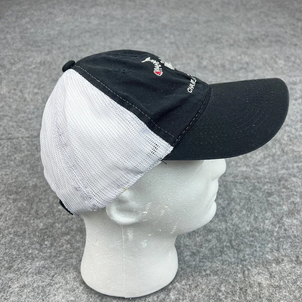 Charleston SC Hat Black White South Carolina Dad Cap Strapback Mesh Back‎ OSFM